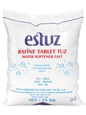 ESTUZ RAFİNE TABLET TUZ 25 KG