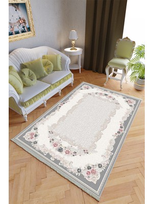 10 Post Online Klasik Salon Halısı Bej Ekru Yolluk Kaymaz Yuvarlak Oval Kesme Ince Yıkanabilir Halı