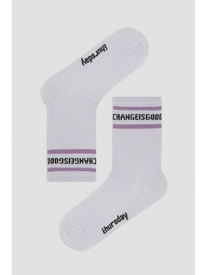 Penti Today Mood Slogan Baskılı 5li Soket Çorap