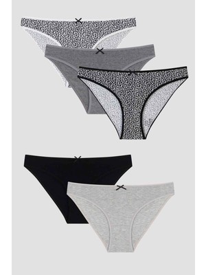 Penti Ditsy Black 5Li Slip