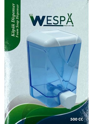 Wespa Plastik Şeffaf Köpük Sabun Dispenseri 500 Ml.