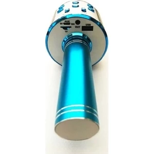 Çocuk Yetişkin Bluetoothlu Karaoke Mikrofon Aynı Zamanda Hoparlör Aux Hafıza Kart Girişli