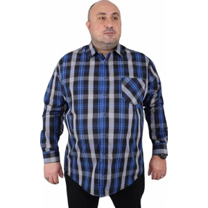 Moc Grande Mocgrande Büyük Beden Erkek Cepli Gömlek Viento 23368 Saks