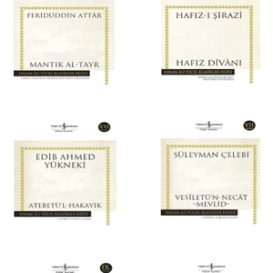 Hafız Divanı - Mantık Al - Tayr - Atebetü'l - Hakayık - Vesiletü'n - Necat - Mevlid  - 4 kitap Set