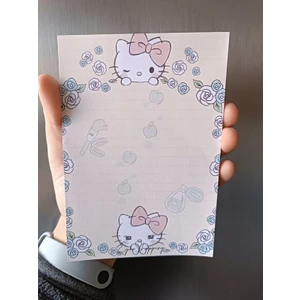 EyER Shoping Sanrio Hello Kitty Figürlü To Do List Bloknot Tasarım Defter