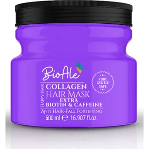 BioAle Saç Dökülmelerine Karşı Maske +Biotin+Kafein 500 ml