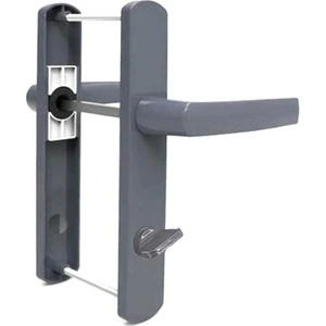 Alet Çantam Pvc Banyo Wc Kapı Kolu Pimapen (Metal)- Antrasit Gri