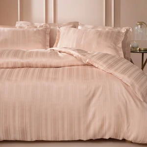 Bedding Shelly Çift Kişilik Xl Bambu Saten Nevresim Takımı - Blush