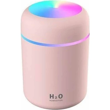 Humidifier Hava Nemlendirici USB Buhar Makinesi Işıklı Oda Araç Aroma Difüzörü