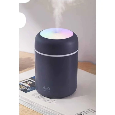 Humidifier Hava Nemlendirici USB Buhar Makinesi Işıklı Oda Araç Aroma Difüzörü