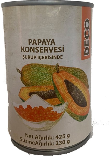 Papaya Konservesi 425 gr