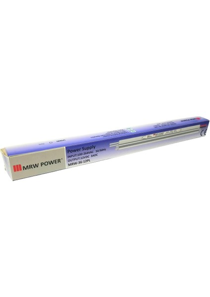 12V 3A Metal Kasa Slim İnce Adaptör MRW-36-12PL