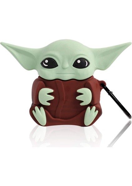 Airpods 1 / 2 Nesil Uyumlu Baby Yoda Karakter Silikon Koruma Kılıf