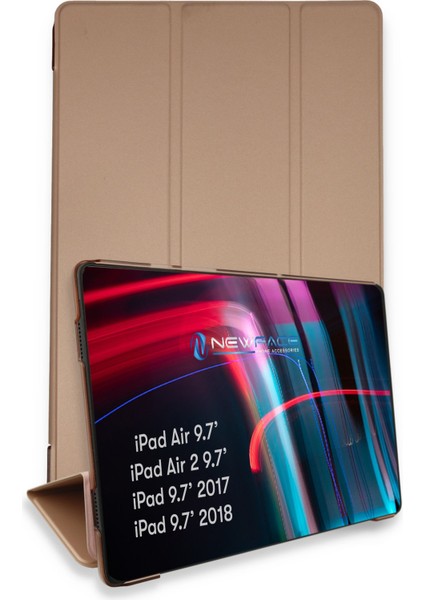 iPad 9.7 (2017) Kılıf Tablet Smart Kılıf - Rose Gold