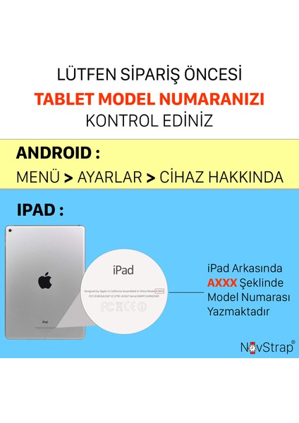 Novstap Apple iPad Air 1 Air 2 iPad 9.7 Inç 2017 2018 5/6 Nesil Kılıf Kollu Çocuk Tablet Kılıfı