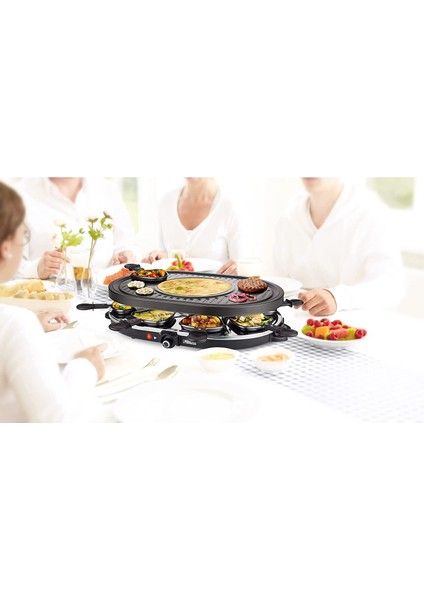 01.162700.01.001 Raclette 8 Oval Grill Izgara Raklet fiyatları