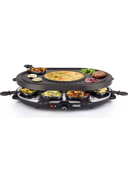 01.162700.01.001 Raclette 8 Oval Grill Izgara Raklet fırsatları