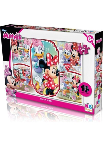 MIN714 Ks, Minnie 100 Parça Puzzle