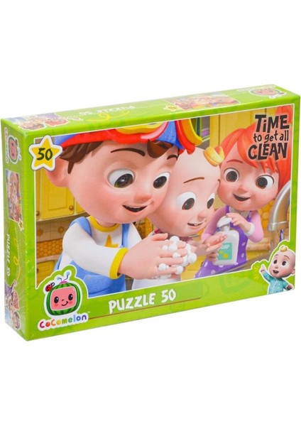 CO7779 Cocomelon 50 Parça Çocuk Puzzle -Laço