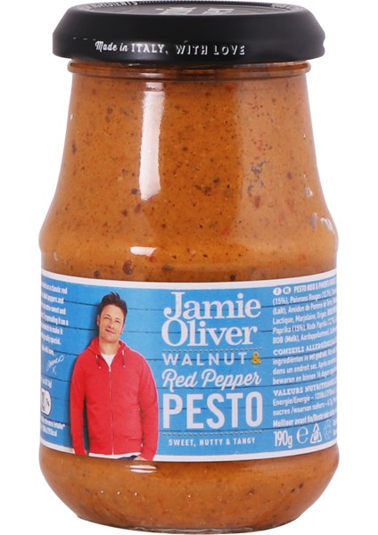 Ceviz - Kırmızı Biberli Pesto 190 G
