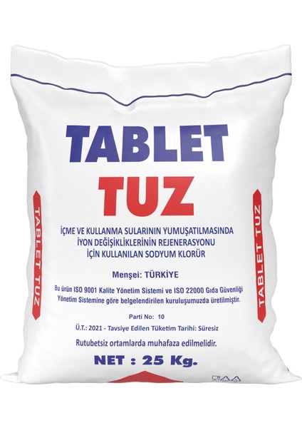 Tablet Tuz 25 kg