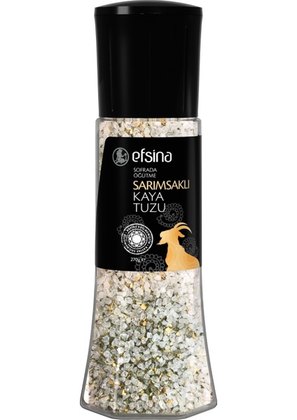 Sofrada Öğütme Sarımsaklı Kaya Tuzu 270 G