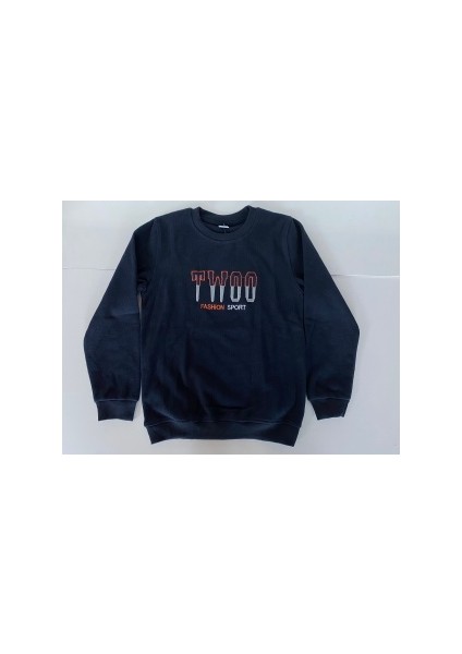 Erkek Çocuk Kabartma Dikişli Sweatshirt