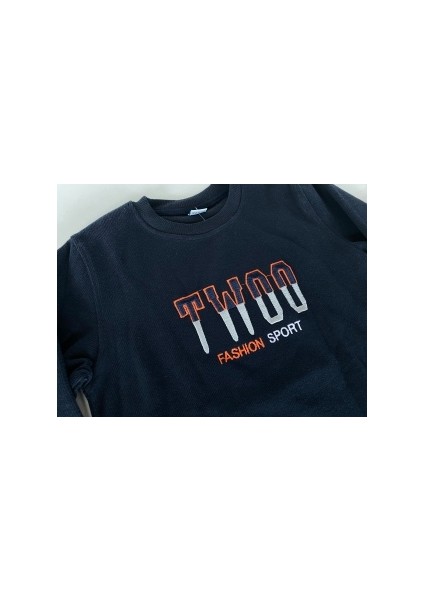 Erkek Çocuk Kabartma Dikişli Sweatshirt