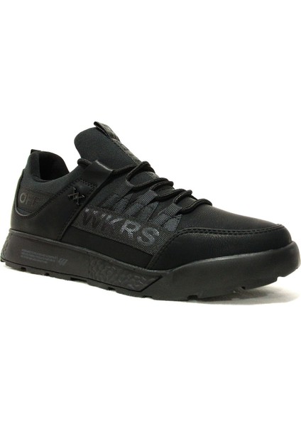 Siyah Bağcıksız Aqua Sneakers Spor Ayakkabı