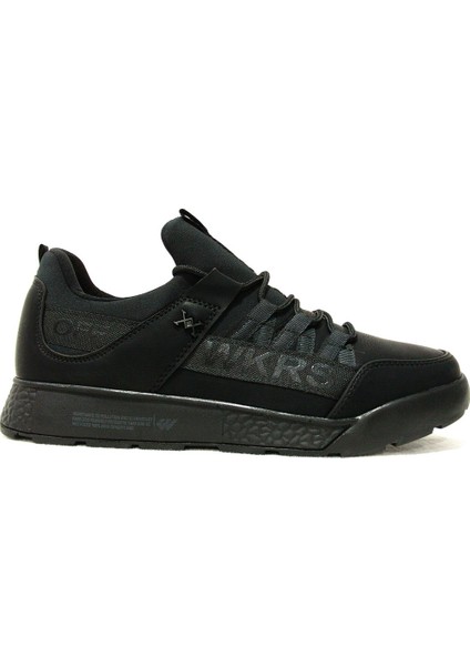 Siyah Bağcıksız Aqua Sneakers Spor Ayakkabı