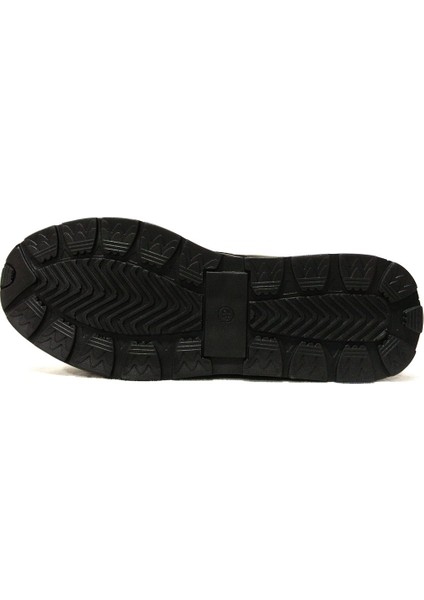 Siyah Bağcıksız Aqua Sneakers Spor Ayakkabı