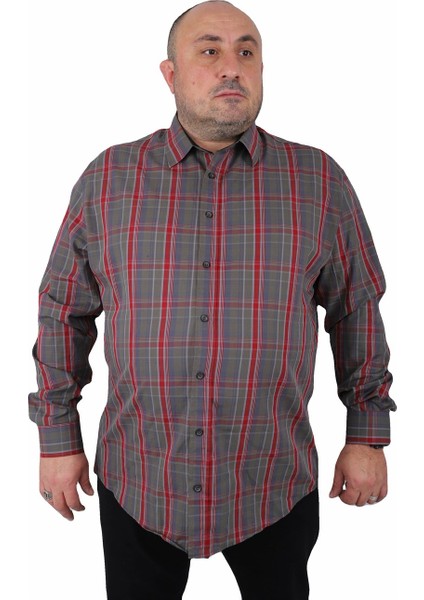 Mocgrande Büyük Beden Erkek Gömlek Estacional 23373 Hakı