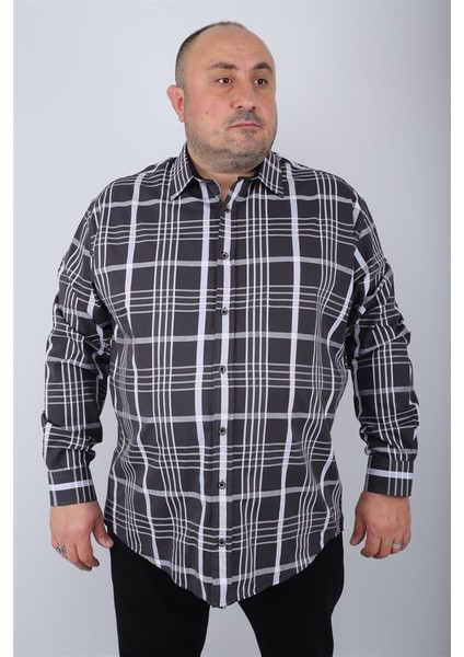 Mocgrande Büyük Beden Erkek Gömlek Milagro 23371 Siyah