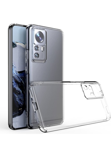 Xiaomi Mi 12T Pro Kılıf Ultra Ince Şeffaf Silikon