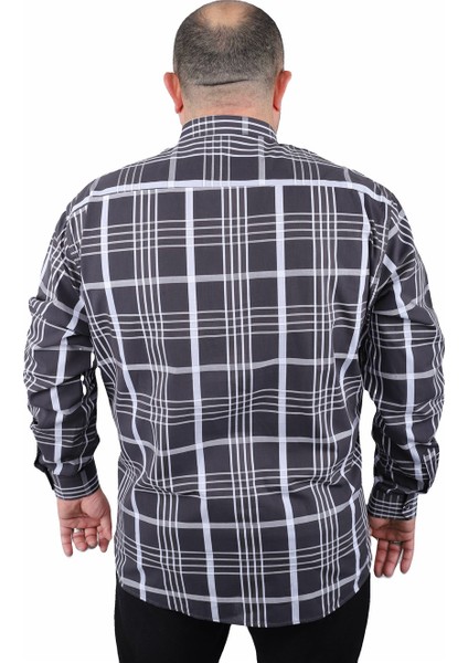 Mocgrande Büyük Beden Erkek Cepli Gömlek Milagro 23370 Siyah fiyatları