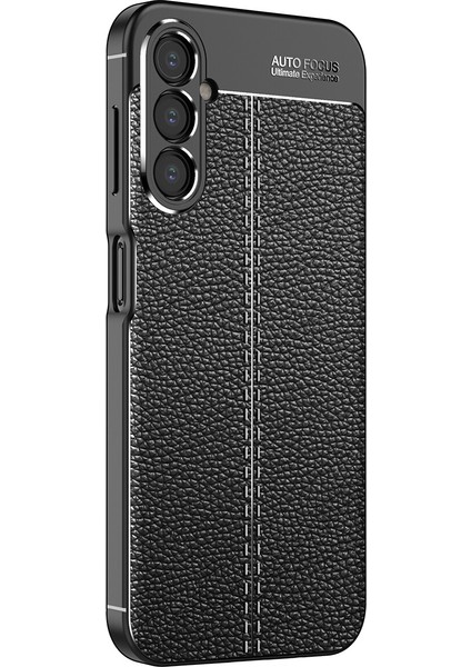 Samsung Galaxy A14 Kılıf Deri Desenli Lux Niss Silikon