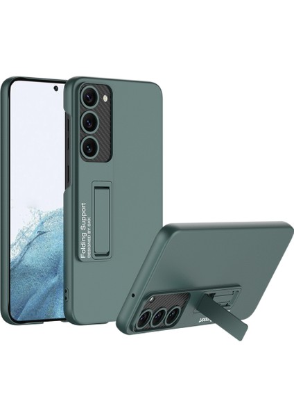 Samsung Galaxy S23 Plus Kılıf Renkli Standlı Sert Kipta Kapak