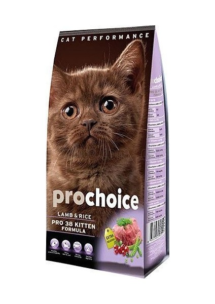 Pro 38 Cat Kitten Plus Yavru Kedi Maması 2 kg