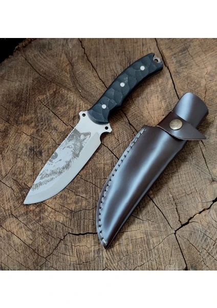 Av Bıçağı Bushcraft Yüksek Kalite Bıçak Bozkurt Avcı Bıçağı Kamp Bıçağı El Yapımı Hgsbozc8