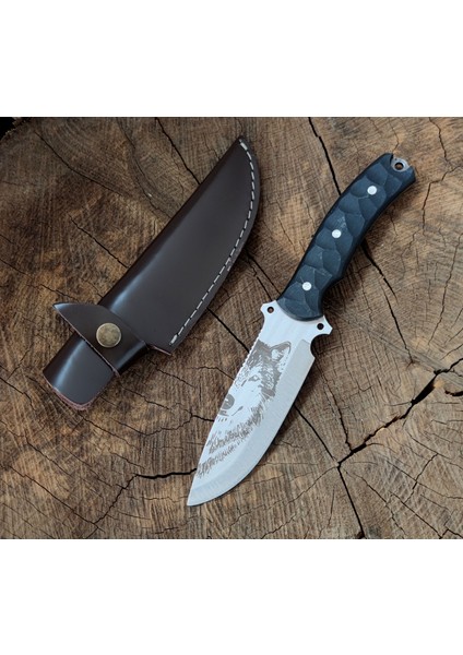 Av Bıçağı Bushcraft Yüksek Kalite Bıçak Bozkurt Avcı Bıçağı Kamp Bıçağı El Yapımı Hgsbozc8