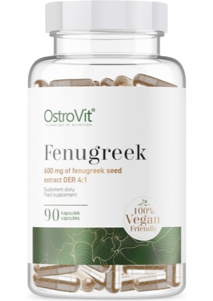 Fenugreek 600 mg 90 Vegan Kapsül