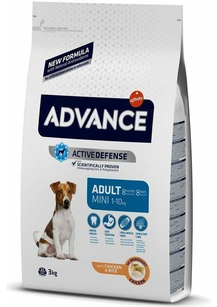 Mini Chickenrice Tavuklu Küçük Irk Yetişkin Köpek Maması 3 kg