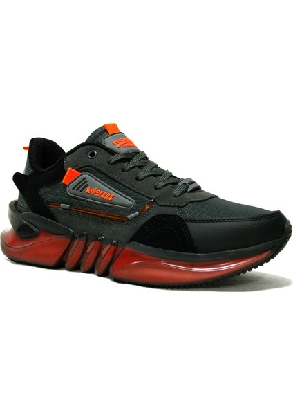 Füme Turuncu Bağcıklı Sneakers Spor Ayakkabı10