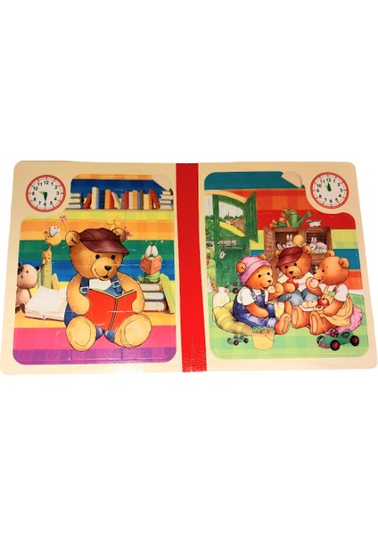 Kitap Şeklinde Ahşap Puzzle