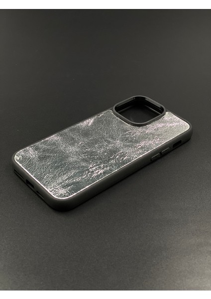 iPhone14 Pro Max Kılıf Multi Snake Desenli Hakiki Deri Kılıf