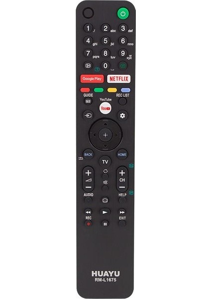 Sony RM-L1675 Netflix-Youtube-Google Play Tuşlu LED Tv Kumanda