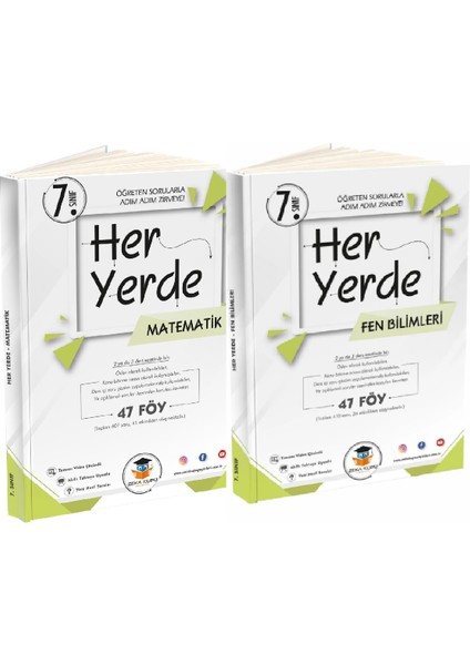7. Sınıf Zekaküpü Matematik, Fen Bilimleri Heryerde Föy Seti - 2023