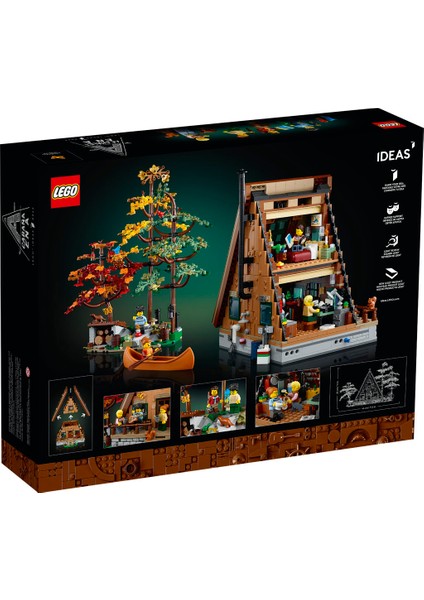 21338 Ideas Dik Çatılı Kulübe