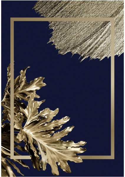 Salon Halısı Modern Lacivert Altın Goldyolluk Kaymaz Yuvarlak Oval Kesme Ince Yıkanabilir Halı fiyatları