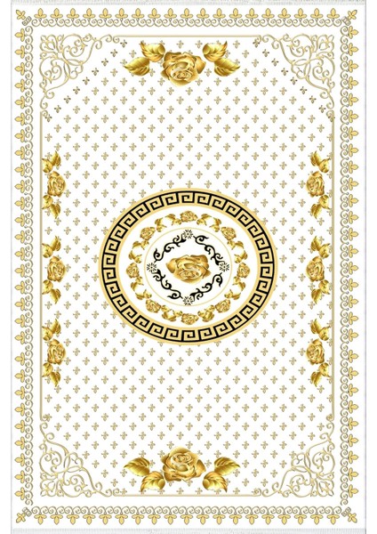 Salon Halısı Otantik Altın Gold Yolluk Kaymaz Yuvarlak Oval Kesme Ince Yıkanabilir Halı fiyatları